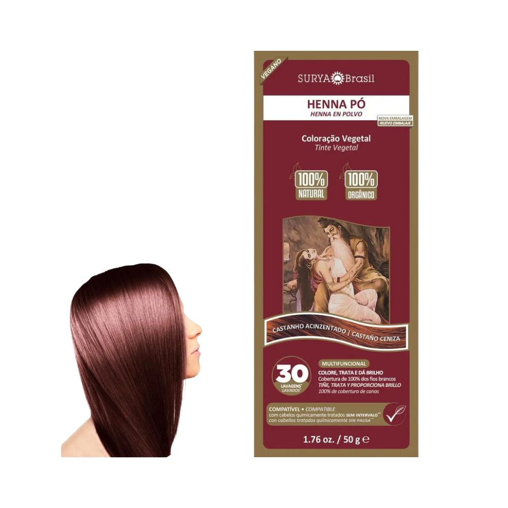 Henna Polvo Castaño Dorado – Pide Belleza