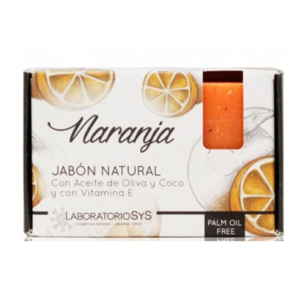 Jabón natural premium naranja SyS 100 gr