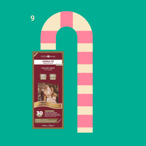 Henna polvo rubio sueco Surya Brasil