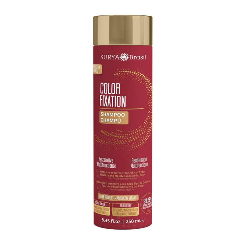 Shampoo Sin Sulfatos Fijación Color 250ml Surya Brasil